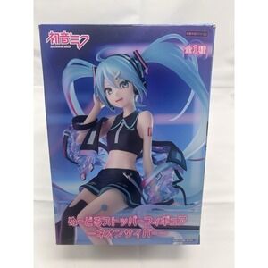 Hatsune Miku Noodle Stopper Figure Neon Cyber FuRyu Unopend US Seller